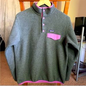 Patagonia Fleece Synchilla Snap-T Pullover Sweater